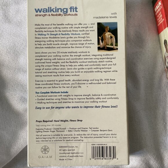 Workout Health Fitness Walk Exercise VHS Videos Lot  Seniors (8 Tapes) - Picture 12 of 16